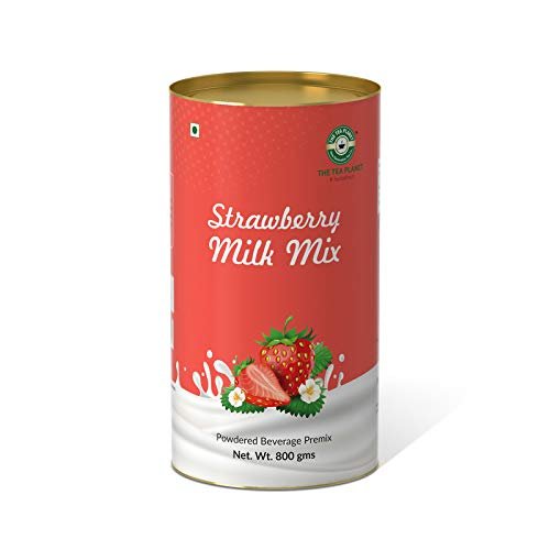 The Tea Planet Strawberry Milk Thick Milkshake Mix Powder - 800gm