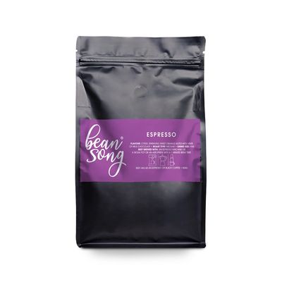 Bean Song Premium Espresso Coffee Powder (500g) - Medium Roast & Freshly Fine Ground Beans | Citrus Flavour with Hints of Milk Chocolate