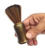 Foreign Holics Wooden Base Golden Handel Natural Soft Bristle Shaving Brush for Men Smooth Shave (Size: 10 to 12 Cm) view 4