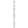 Abbott Collection 27-FETE-40 Party Print Straws. 100 Pieces, White/Multi view 2