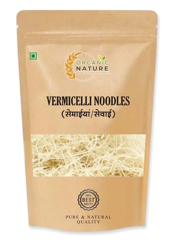 GROCERY HOUSE Natural Home Made Vermicelli noddles | Jave | Sawai | Sevai | Semia dudh sewaiya (Pack of 400 Gram)