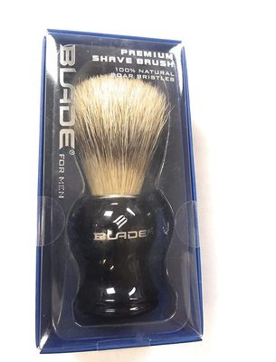 PREMIUM SHAVE BRUSH 100% NATURAL BOAR BRISTLES BLADE