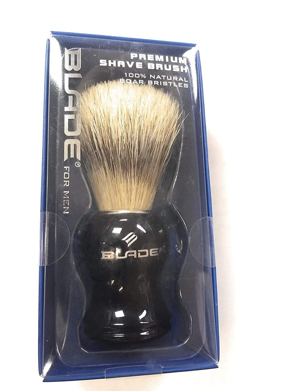 PREMIUM SHAVE BRUSH 100% NATURAL BOAR BRISTLES BLADE
