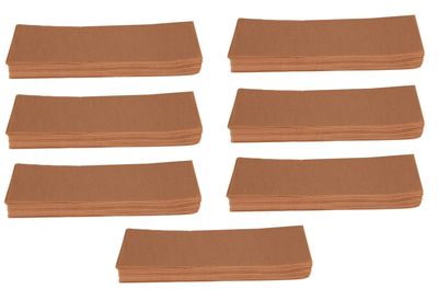Ghelonadi Women Waxing Strip Body Hair Removal Non-Woven Wax Pata For Face, Legs, Underarms, Facial Eyebrow (150 Pcs, Brown)