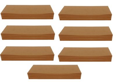 Ghelonadi Women Waxing Strip Body Hair Removal Non-Woven Wax Pata For Face, Legs, Underarms, Facial Eyebrow (280 Pcs, Brown)