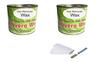 CHEM-AB ENTEREPIRSE 2 Pieces alovera Hot Wax 600g Pack of 2/80 Waxing Strips /1 Steel view 1