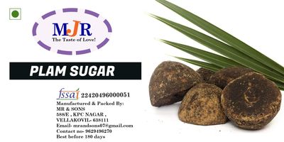 MJR Natural Traditional Made Palm Round Jaggery/ /Taad ka gud/Tai bella/Intappana Mulla/(Healthy Choice)-1000g