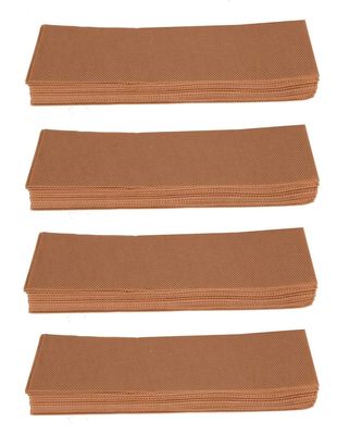 Ghelonadi Women Waxing Strip Body Hair Removal Non-Woven Wax Pata For Face, Legs, Underarms, Facial Eyebrow (200 Pcs, Brown)