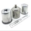 ADDLER Dental Stainless Steel Spirit Lamp, Waste Receiver & Cotton Holder Pack of 3. view 1