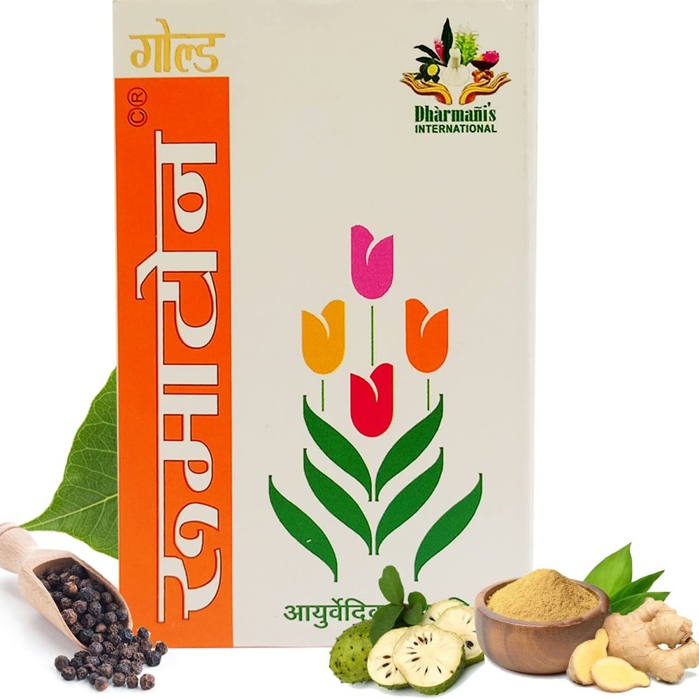 Dharmanis International Rumatone Gold | Ayurvedic Joint Support Capsules with Gold Bhasma & Herbs | Helps Support Mobility, Flexibility & Stiffness | 60 Capsules