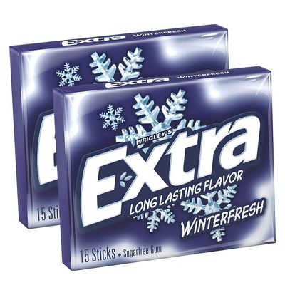 Wrigley's Extra Winterfresh Long Lasting Flavor, 2 x 40.5 g