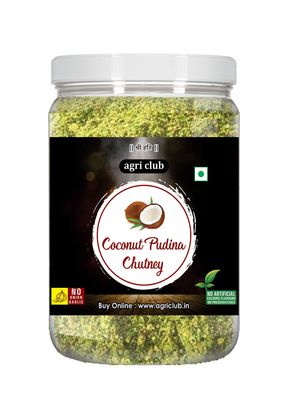 Agri Club Coconut Pudina Chutney 200gm, Instant Ready Mix Chutney
