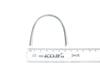 ADDLER ORTHO DENTAL Stainless Steel (SS) Premium Super Elastic Ovoid Preformed Round 0.014 Lower Wires Pack of 10 Wires. view 2