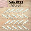 Doberyl Plastics Straight Barber Salon Disposable Folding Razor for Perfect Shave and Perfect Beard Shape, Safe Shaving For Men/Boys (50) view 1