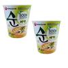Nongshim Soon Veggie Instant Noodle Soup Cup, 2.36 Oz / 67 G, 2 Pack,Dairy Free view 1