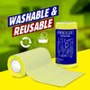 BREEZE Non-Woven Kitchen Towel Roll Highly Absorbent & Extra Soft Tissue Reusable Paper Natural Fibers 80 Pulls Per Roll (Pack of 2, Multicolour) view 3