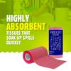 BREEZE Non-Woven Kitchen Towel Roll Highly Absorbent & Extra Soft Tissue Reusable Paper Natural Fibers 80 Pulls Per Roll (Pack of 2, Multicolour) view 4