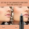 Havells FD5002 Multipurpose Facial Hair Remover Nose Hair Trimmer, Touch Sensitive, Remove & Trim Hairs from Eyebrows, Nose, Face, Upper Lips and Ear, Rechargeable, Unisex (Black) view 3