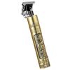 GOLKIPAR Electric Metallic Gold Pro Li Outliner Grooming Zero Gapped Baldheaded Barbershop Hair Trimmer Rechargeable Cordless Close Cutting T-Blade Clippers Trimmer Beard Shaver for Men view 1