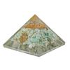 9Dzine Feng Shui Crystal Amazonite Orgone Pyramid Vastu Meditation Amazonite Orgonite Orgone Pyramid for EMF Protection with Crystal and Copper for Home Office Dcor Crystal Gift view 1