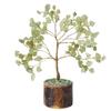 9Dzine Green Aventurine 100 Beads Crystal Tree Home Decoration Items for Living Room | Spiritual Show Pieces for Home Decor & Office Desk | Ideal for Gifting & Aesthetic Room Decor