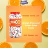 Derby Delicious VitaCin Orange Candies Jar/Candy Filled with Vitamin C Powder / 300 Candies / 1050gms view 2
