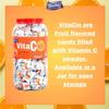 Derby Delicious VitaCin Orange Candies Jar/Candy Filled with Vitamin C Powder / 300 Candies / 1050gms view 3