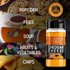 Artha Natural - Popcorn Seasoning Powder Combo - Cheddar Cheese, Butter Onion, Cheese Tomato, Popcorn Masala, Peri Peri For Popcorn, Nachos, Sprinkle on French Fries & many more - 100g each view 2
