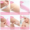 Waxing Strips Pink Non-Woven Hair Removal Wax Strip Facial Body Wax Strip Sheet Hair Removal Wax Paper for Facial Leg Bikini Hair Cleaning and Removal (200 Pieces) view 4
