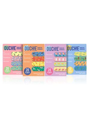 Aya Papaya Ouchie Non-Toxic Printed Jumbo - (80 Pack) - Pink, Orange, Blue & Lavender