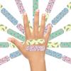Aya Papaya Ouchie Non-Toxic Printed Jumbo - (80 Pack) - Pink, Orange, Blue & Lavender view 2