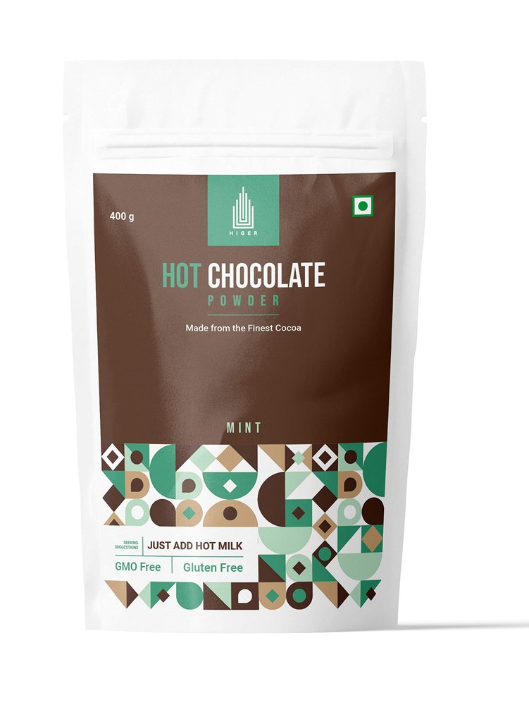 HIGER HOT CHOCOLATE POWDER Chocolate Mint Powder 400G