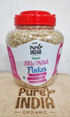 Pure India -Little Millet Flakes Organic 400 GM, A Healthy Breakfast Option,