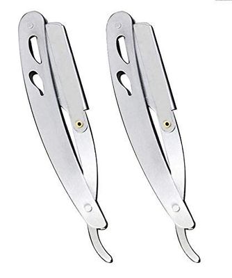 City Enterprises Stainless Steel Edge Straight Shaving Razor For Men Pack Of 2