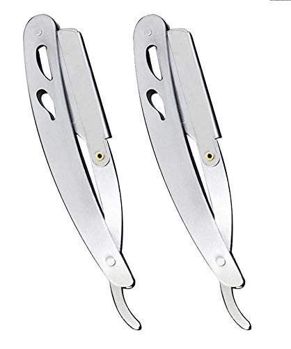 City Enterprises Stainless Steel Edge Straight Shaving Razor For Men Pack Of 2