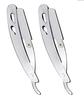 City Enterprises Stainless Steel Edge Straight Shaving Razor For Men Pack Of 2 view 1