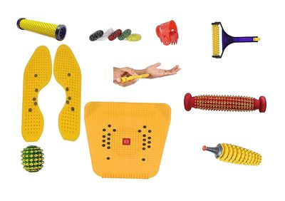 ACS HEALTH CARE ALL IN ONE COMBO KIT MULTICOLOUR FOOT,HAND MASSAGER