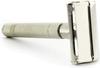 Krisp Beauty Long Handled Double Edge Safety Razor, Butterfly Open Men Women Shaving Razor with 5 Premium Shave Blades view 2
