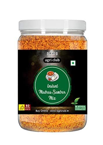 AGRI CLUBInstant Madrasi Sambar Mix 200Gm|Instant Ready Mix Chutney