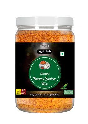 AGRI CLUB Instant Madrasi Sambar Mix 400Gm(Pack Of 2)Each 200Gm|Instant Ready Mix Chutney