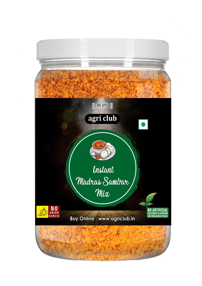 AGRI CLUB Instant Madrasi Sambar Mix 400Gm(Pack Of 2)Each 200Gm|Instant Ready Mix Chutney
