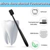8 Pieces Soft Toothbrush Micro Nano Extra Soft Bristles Manual Soft Toothbrush with 20,000 Bristles for Teeth Oral Gum Recession Adults Kids Child (Black, White Handle with Black Bristle) view 4