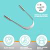 Elite Tongue Scraper Tongue Cleaner, Scrapers for Adults and Kids Medical Grade Reusable Stainless Steel (1) view 3