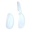 Livyu Life Touch Up Face Razor Swedish Stainless Steel Blade for Hair Removal, Foldable - Pack of 3 (Sky Blue) view 1