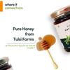 Pour Natural Honey: Tulsi Honey | Pure Natural Honey  Unifloral | Beneficial for respiratory system | Reduces stress | 500 gm, Glass Jar (250gm) view 4