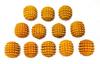 Happie shopping Acupressure Wooden Ball Hand Roller Palm Massager (Yellow) (pack of 12) view 2