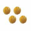 Happie shopping Acupressure Wooden Ball Hand Roller Palm Massager (Yellow) (pack of 12) view 4
