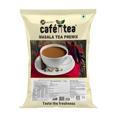 Caf N Tea 100% Natural Instant Masala Tea Premix - 1Kg [80 Cups]