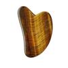 9Dzine Tiger Eye Gua Sha Tool,Jade Guasha Board,Gua Sha SPA Massage,Gua Sha face massage tool,Gua Sha SPA Face,Gua Sha Scraping Massage Tool For Face-Brown view 1