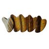 9Dzine Tiger Eye Gua Sha Tool,Jade Guasha Board,Gua Sha SPA Massage,Gua Sha face massage tool,Gua Sha SPA Face,Gua Sha Scraping Massage Tool For Face-Brown view 4